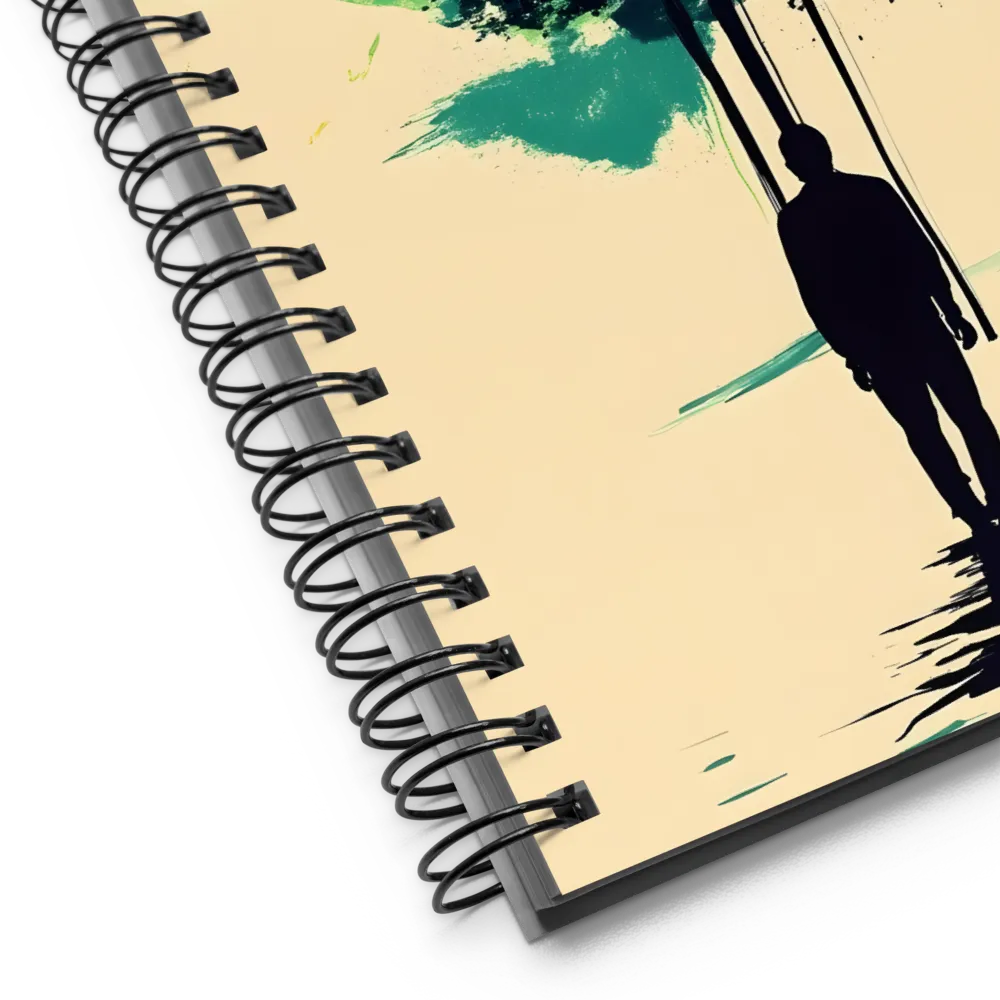 Whispers of Solitude | Spiral Notebook