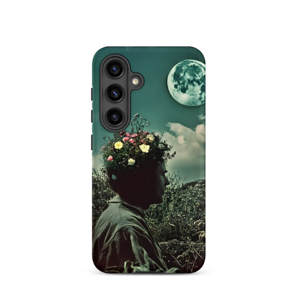 Moonlit Blossom | Phone Case |  S24 | Tough Case | Matte