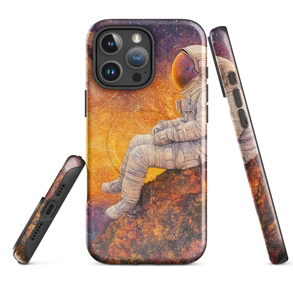 Cosmic Contemplation | Phone Case |  16 Pro Max | MagSafe® Tough Case | Glossy