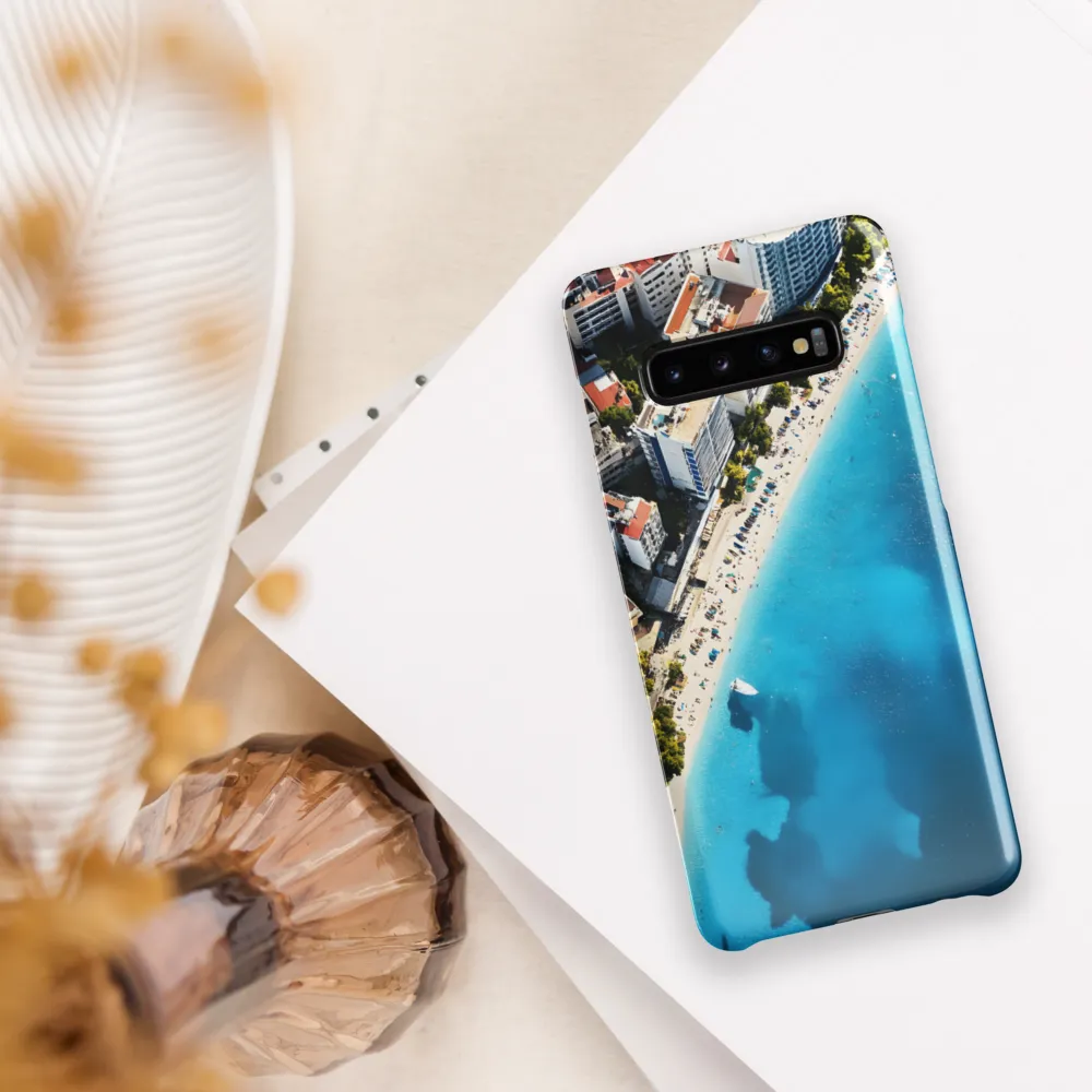 A Coastal Symphony of Urban Serenity | Phone Case |  S10 Plus | Snap Case | Glossy