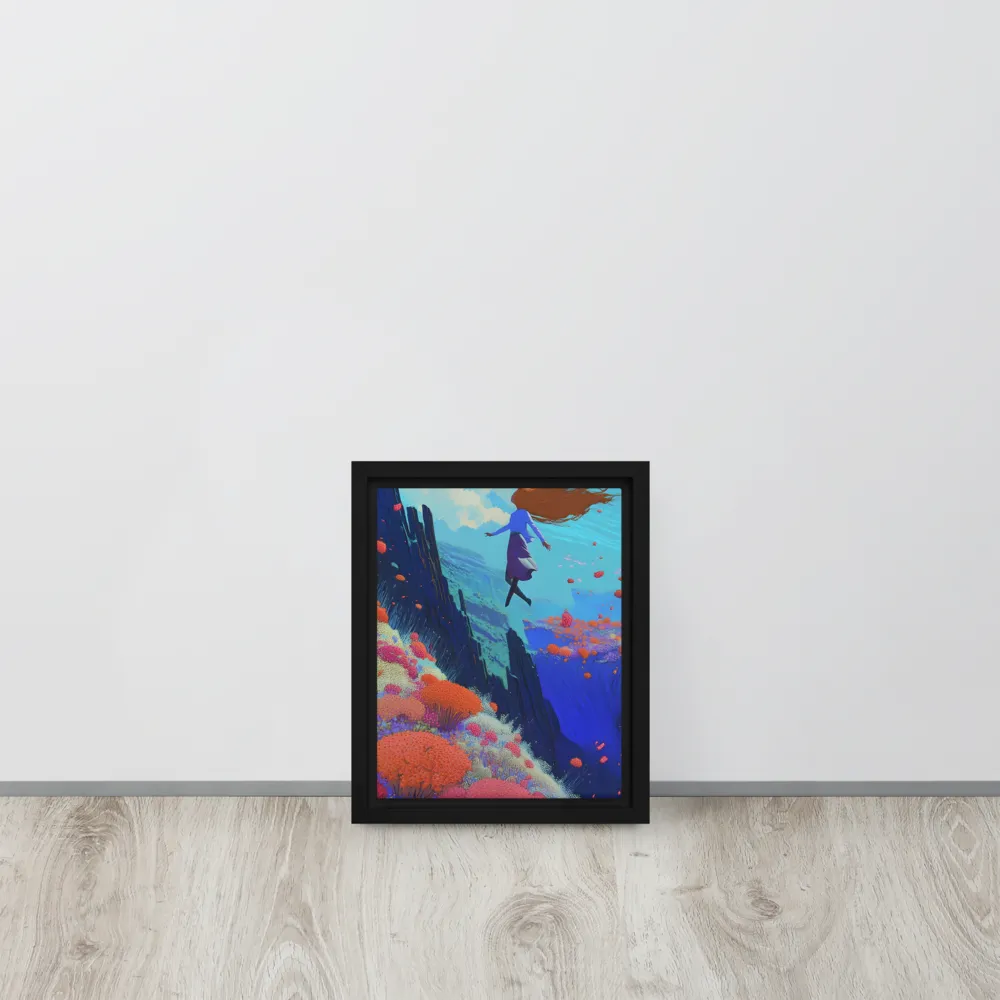 Whispers of Freedom | Canvas with Black Frame | 8″×10″
