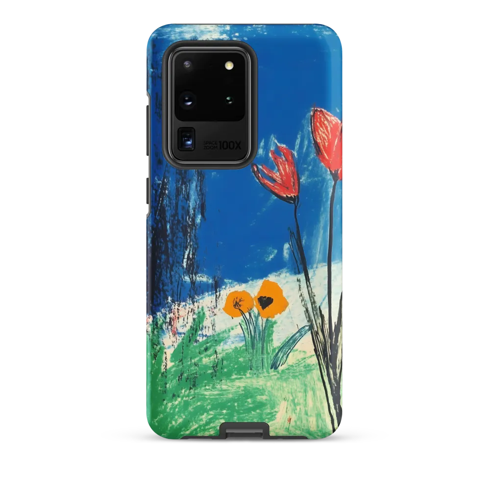 Joyful Blossoms in Blue