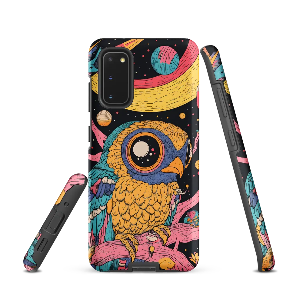 Whimsical Cosmic Owl | Phone Case |  S20 | Tough Case | Matte