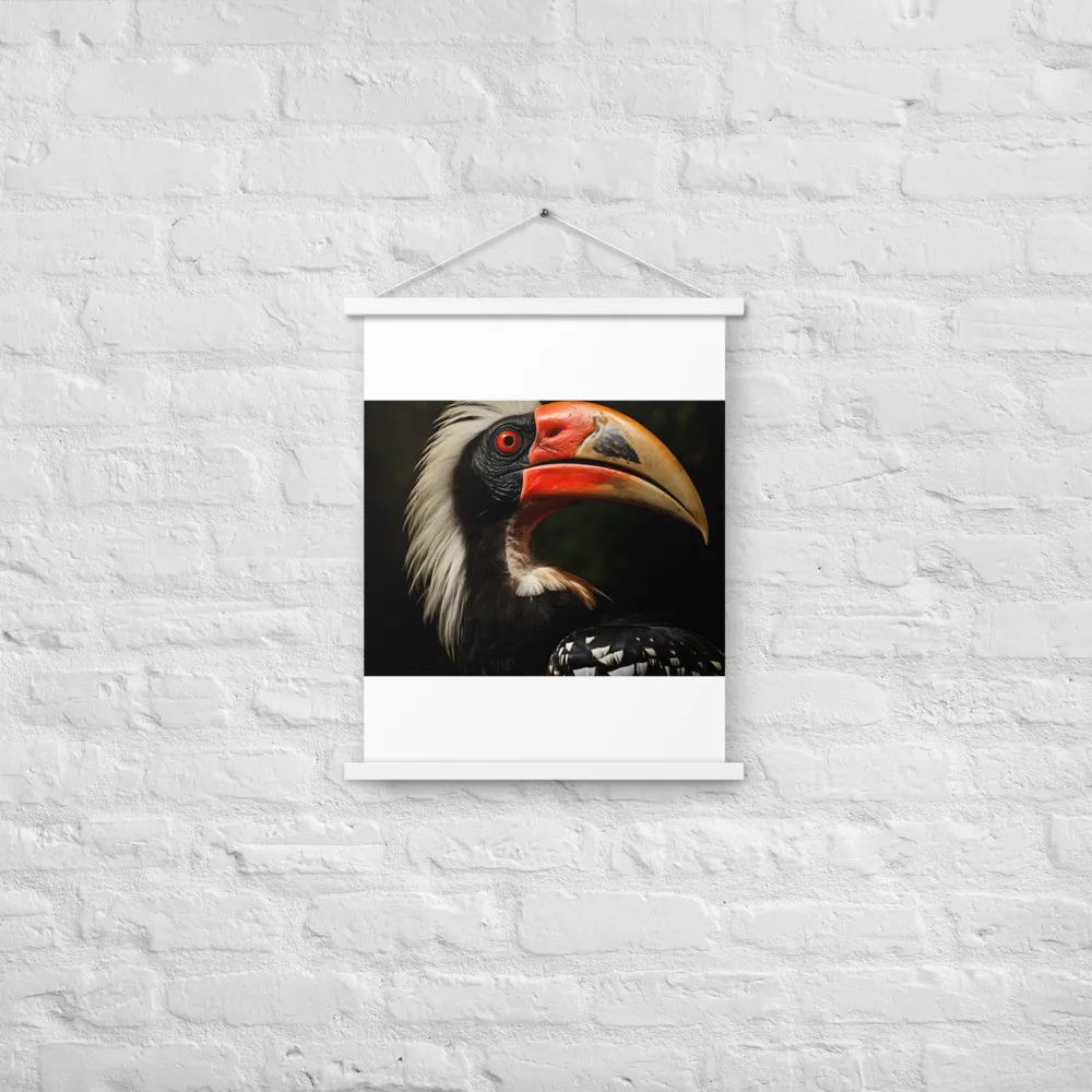 Majesty of the Hornbill | Poster With White Wood Hanger | 18″×24″