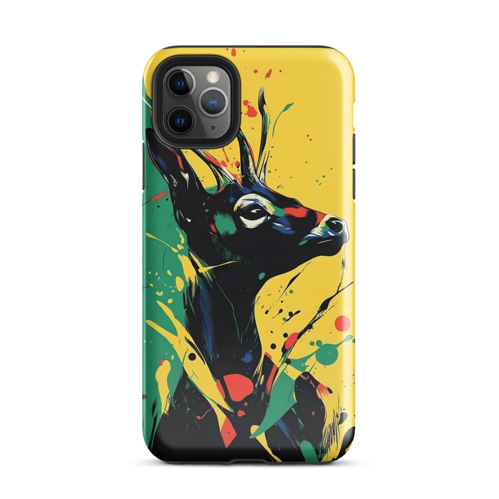 Regal Nature: The Vibrant Deer | Phone Case |  11 Pro Max | Tough Case | Glossy