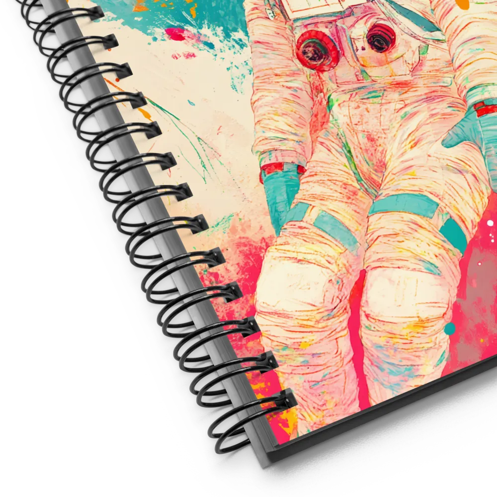 Cosmic Explorer: An Astronaut's Journey | Spiral Notebook