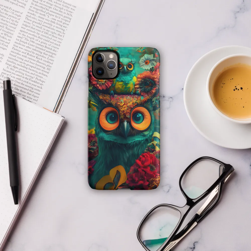 Majestic Harmony: The Floral Owl