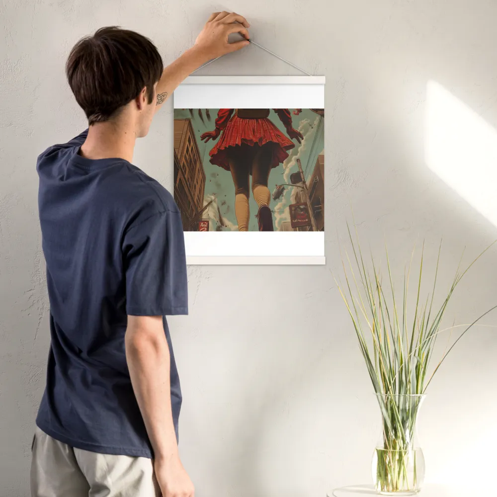 Flight of the Urban Dreamer | Poster With White Wood Hanger | 16″×20″