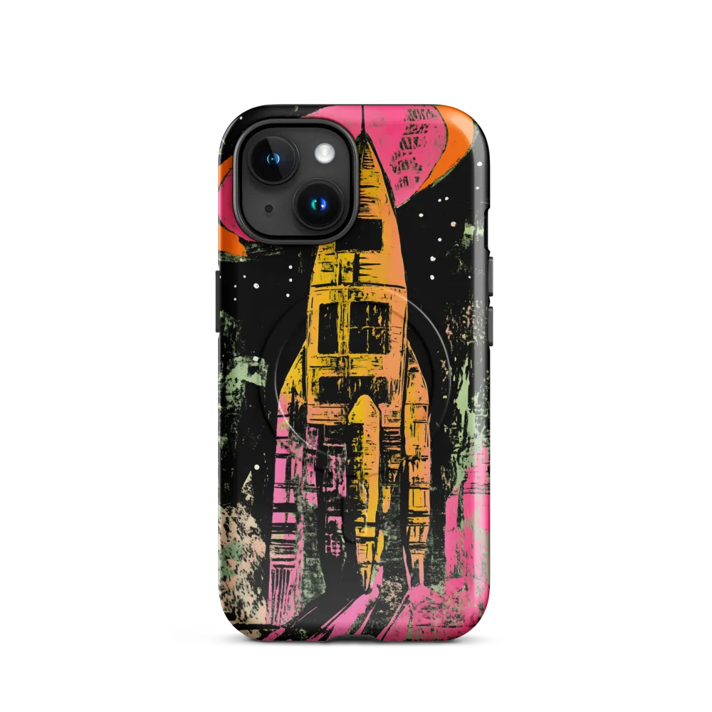 Cosmic Voyage: A Surreal Rocket Adventure