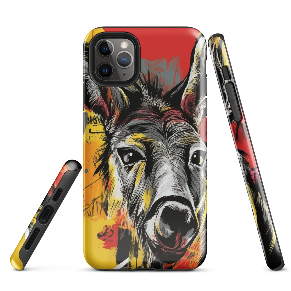 Playful Kangaroo Unleashed | Phone Case |  11 Pro Max | Tough Case | Glossy