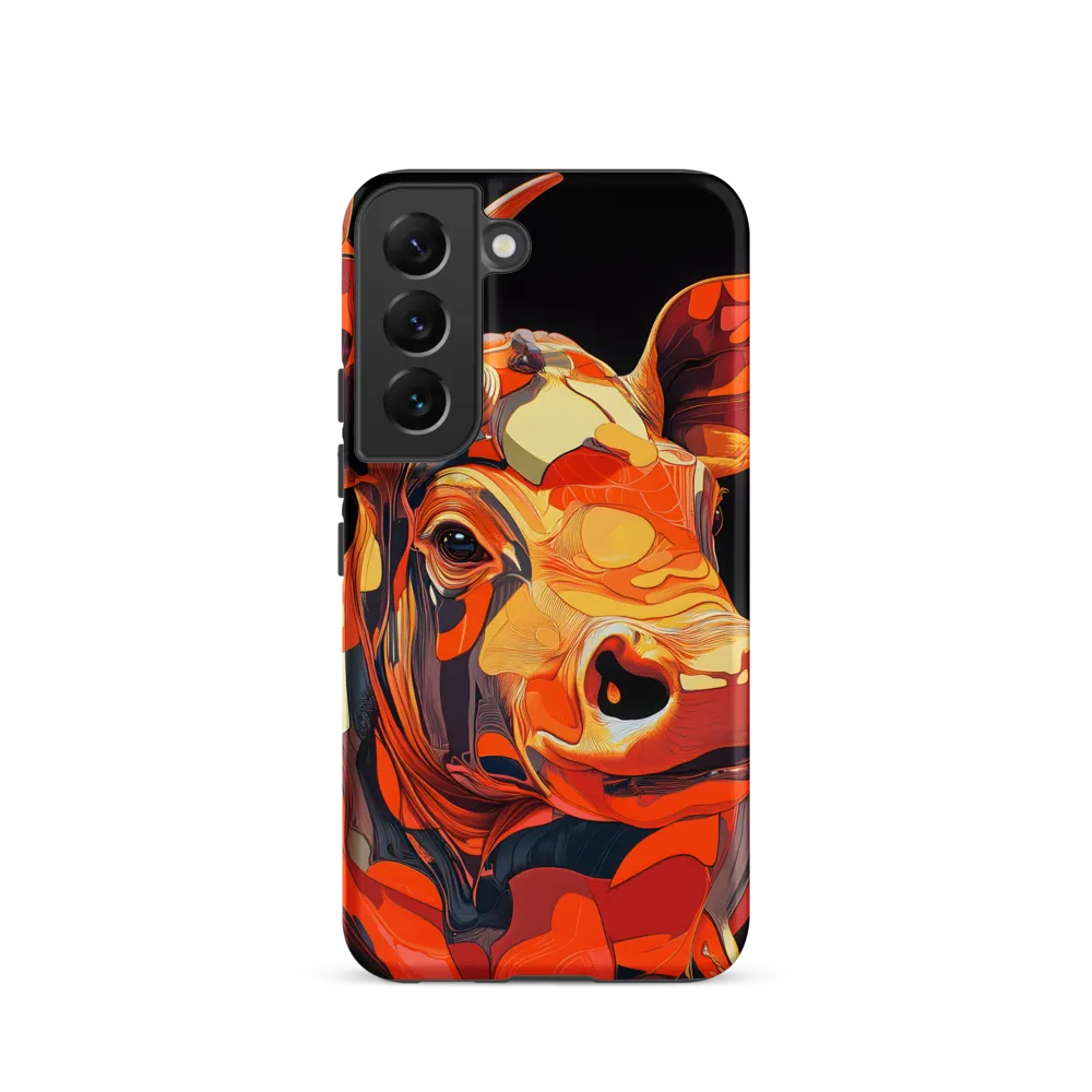 Modern Serenade: The Vibrant Cow