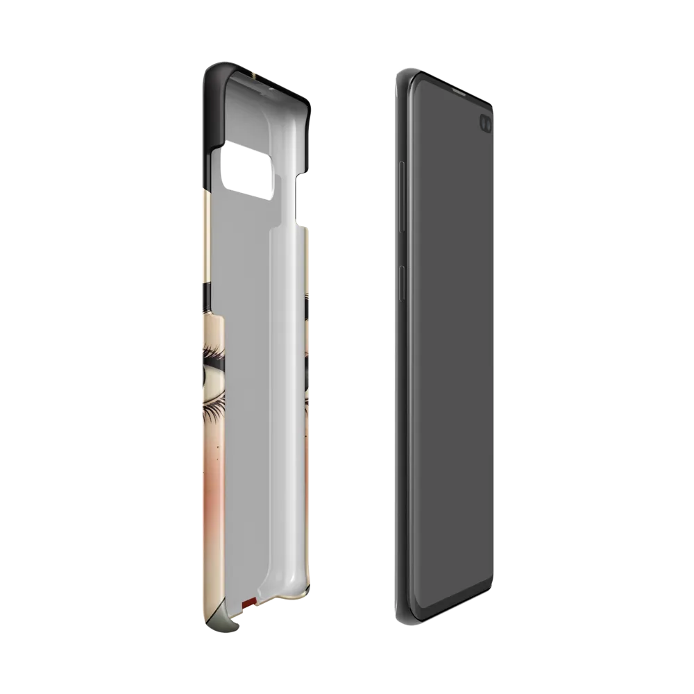 Serenity Captured: A Modern Portrait | Phone Case |  S10 | Snap Case | Matte