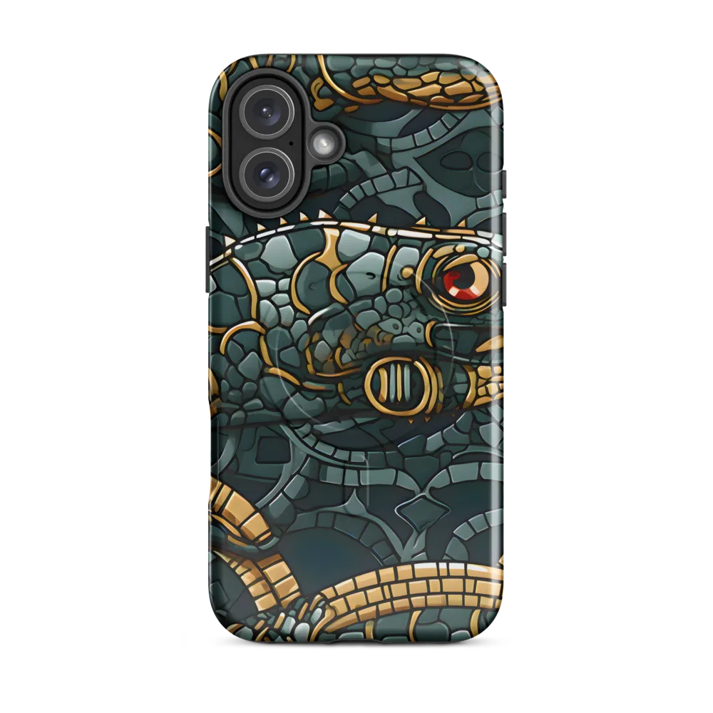 Lizards of Abstraction | Phone Case |  16 Plus | MagSafe® Tough Case | Glossy