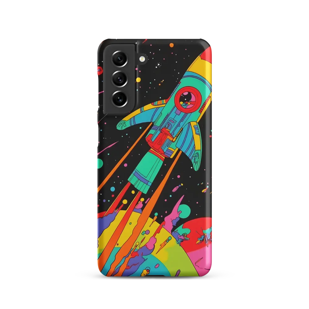 Cosmic Voyage: The Neon Lift-Off