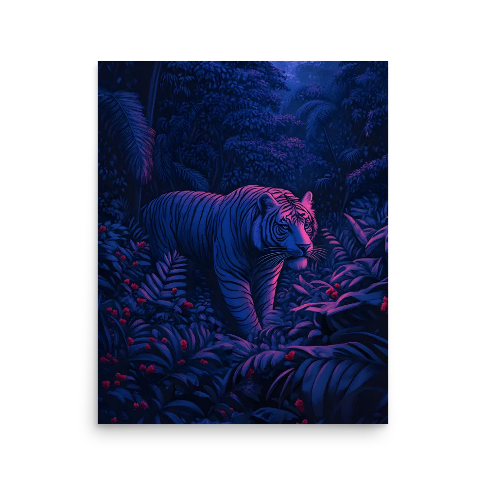 Mystic Prowler: The White Tiger in the Jungle | Poster | 16″×20″