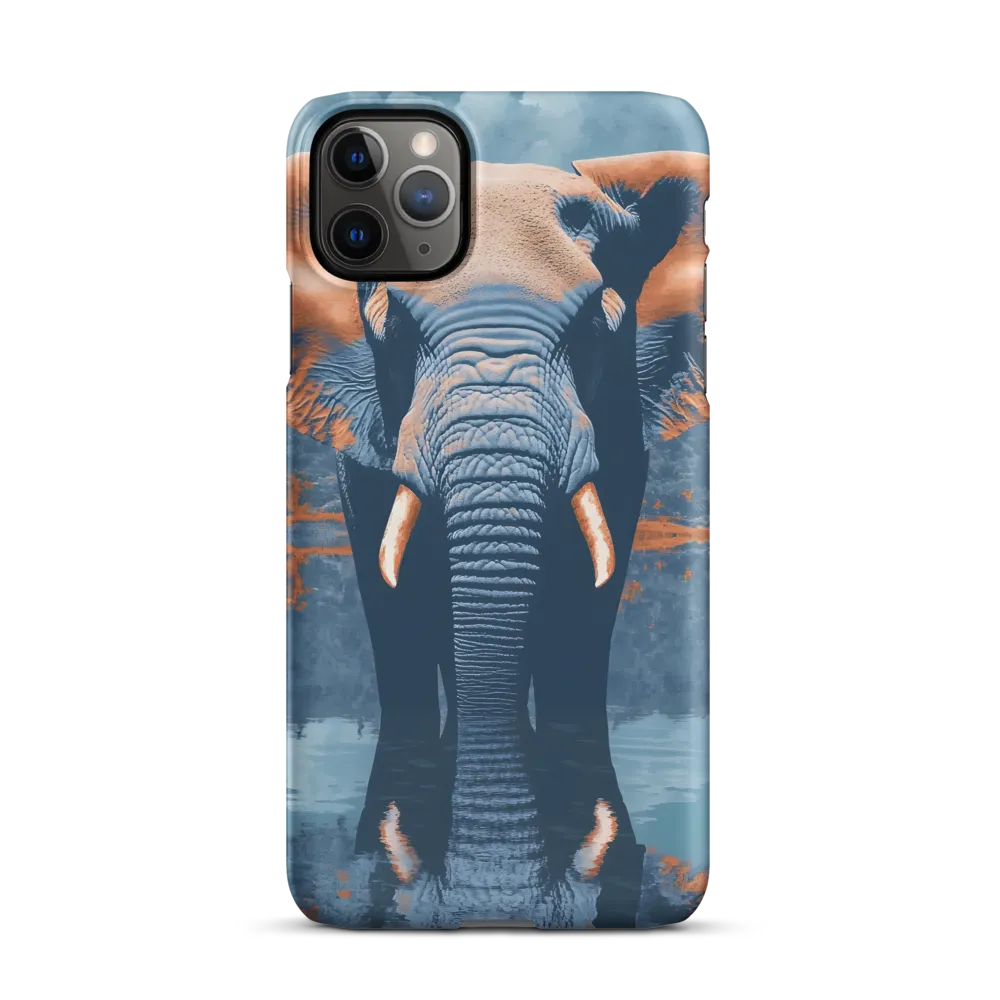 Majestic Reflection: The Elephant's Serenade