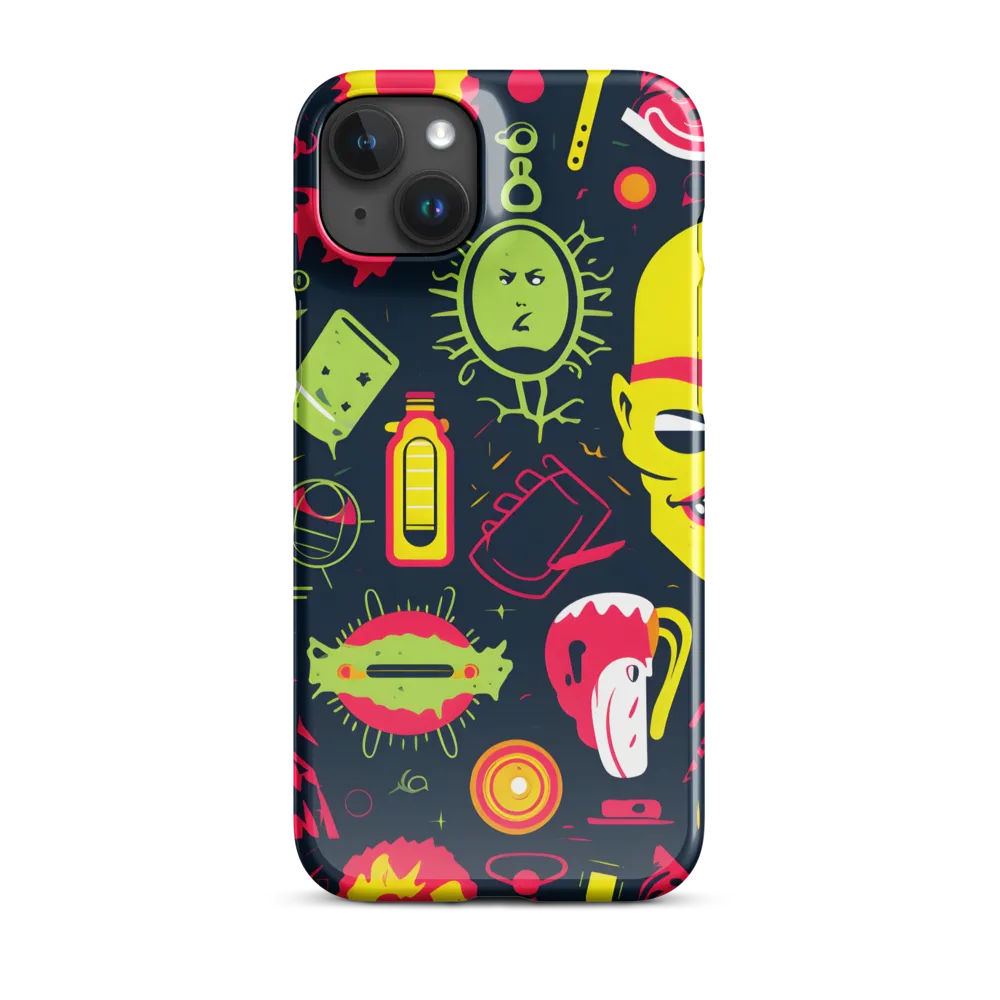 Neon Revelry: A Quirky Exploration of Modern Pop Art