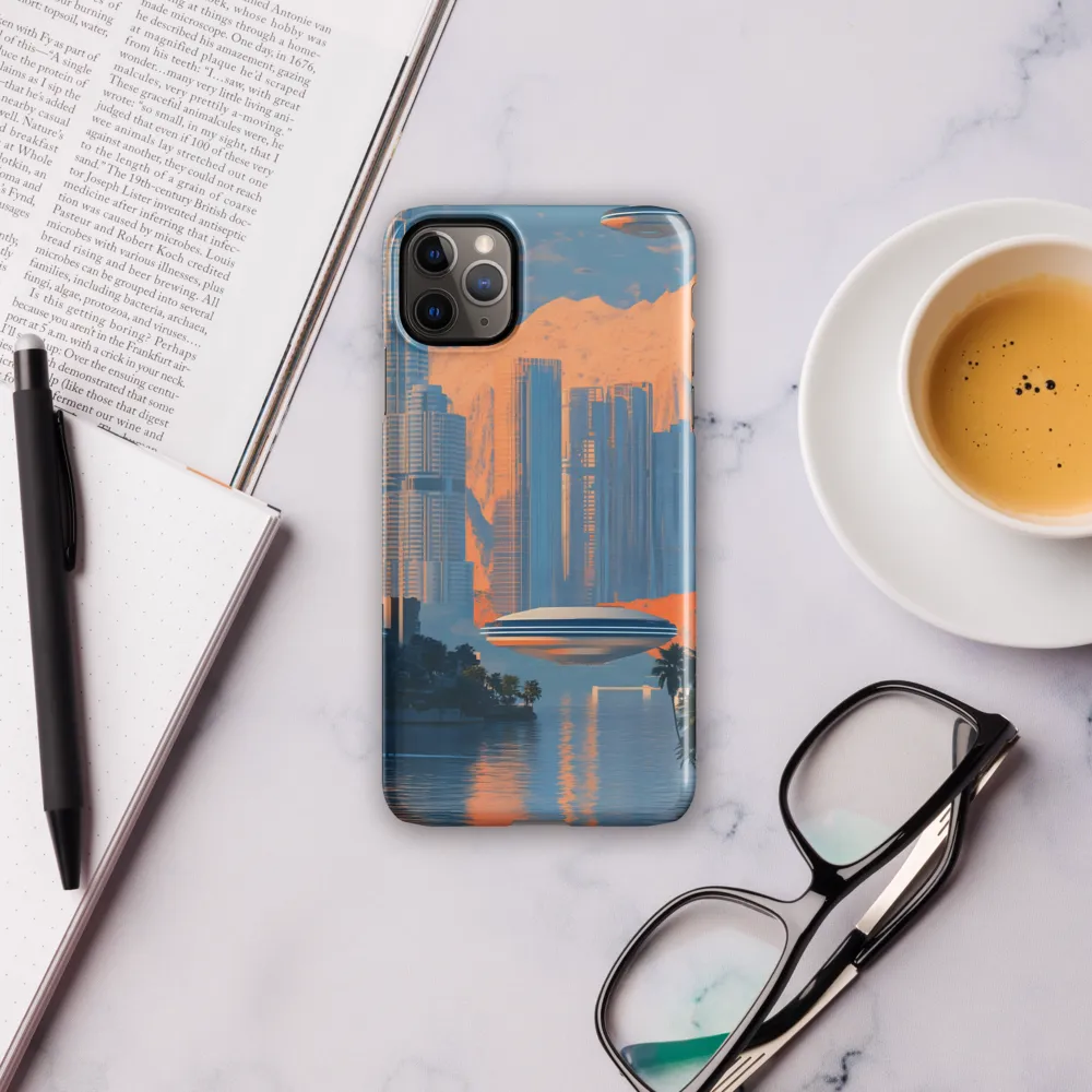 Futuristic Horizons: A Sci-Fi Cityscape | Phone Case |  11 Pro Max | Snap Case | Glossy