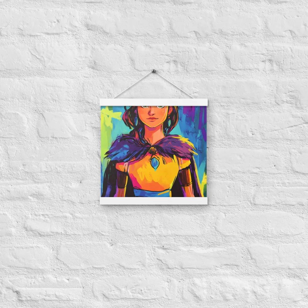 Guardian of Colors | Poster With White Wood Hanger | 12″×12″