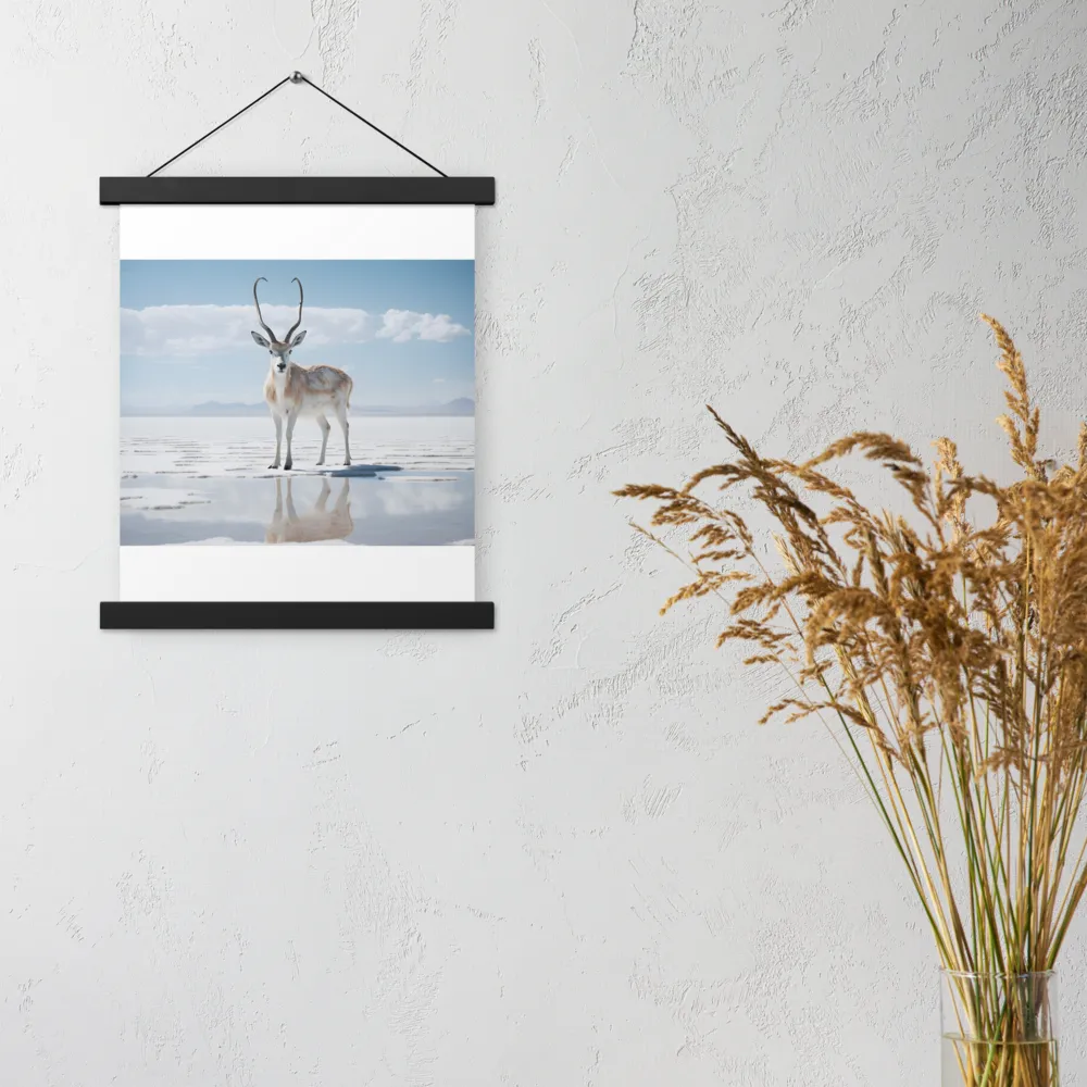 Reflection of Serenity | Poster With Black Wood Hanger | 11″×14″