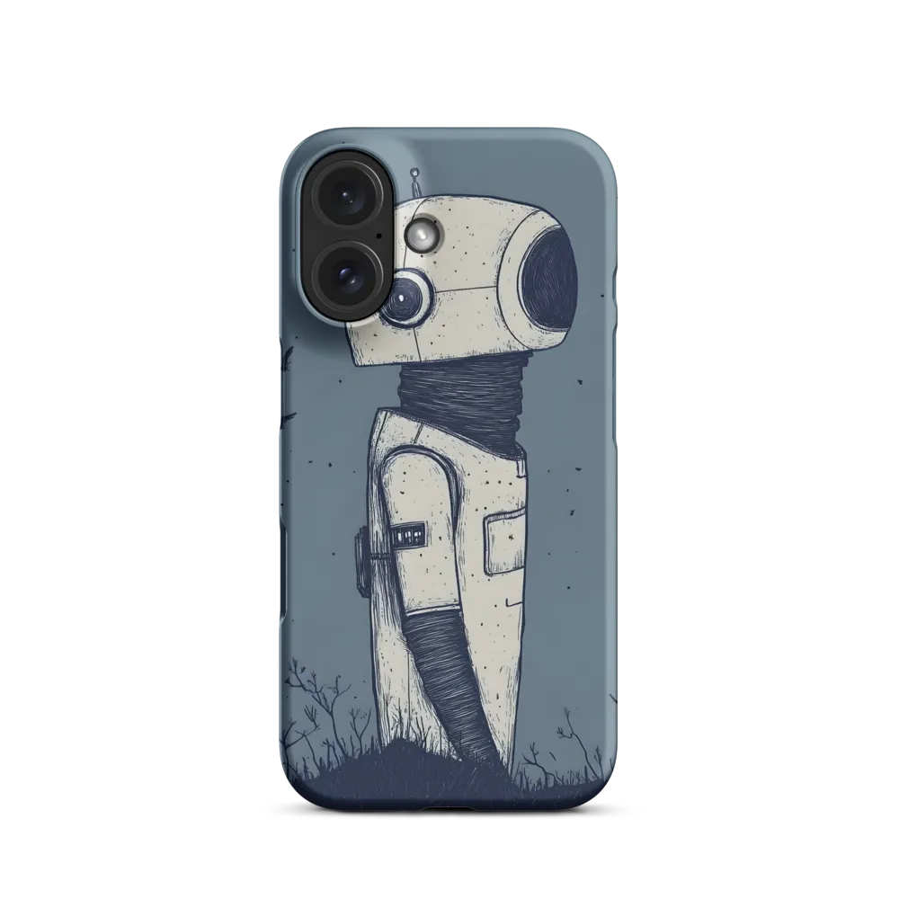 Contemplative Robot in a Barren Landscape
