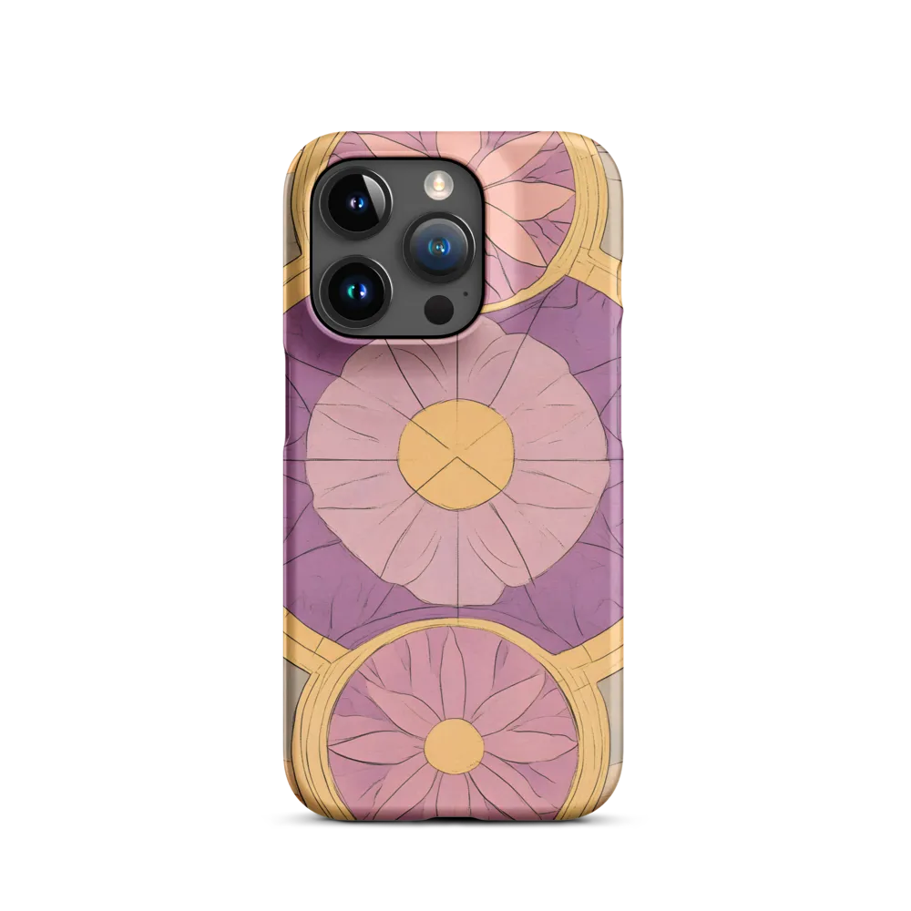 Serenity in Floral Geometry | Phone Case |  15 Pro | Snap Case | Matte