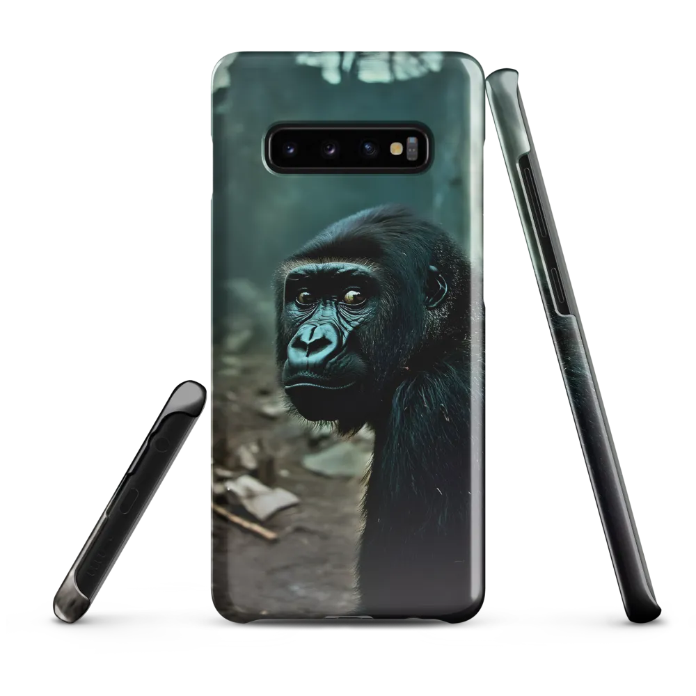 Gorilla in Contemplation | Phone Case |  S10 Plus | Snap Case | Glossy