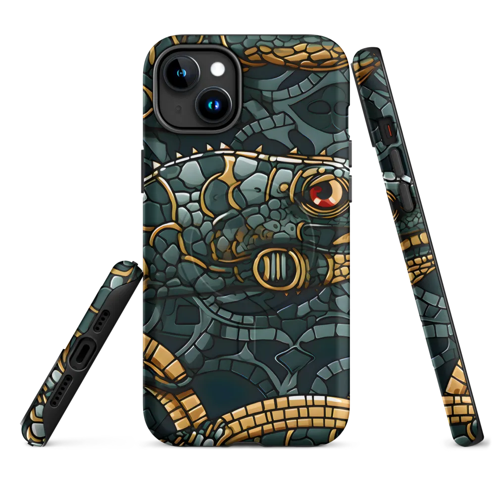Lizards of Abstraction | Phone Case |  15 Plus | MagSafe® Tough Case | Matte