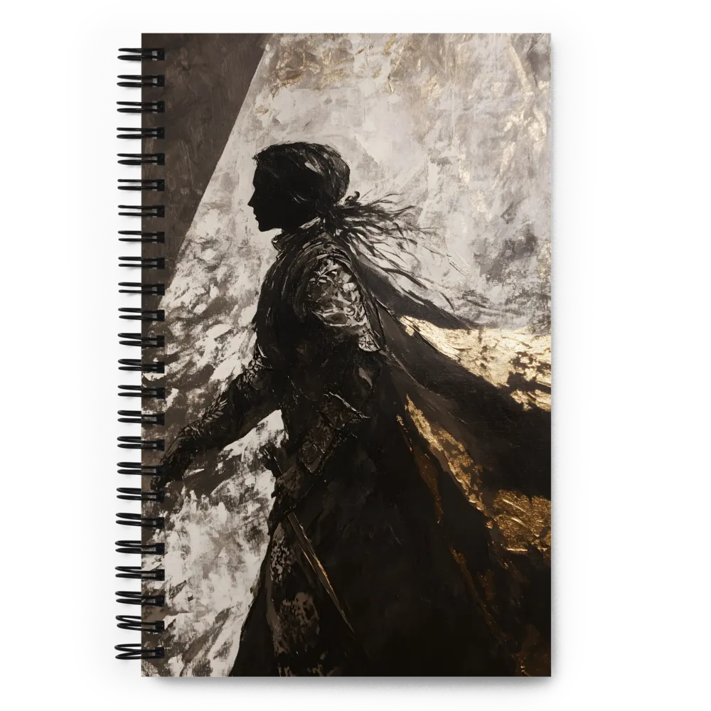 The Silhouette of Valor | Spiral Notebook