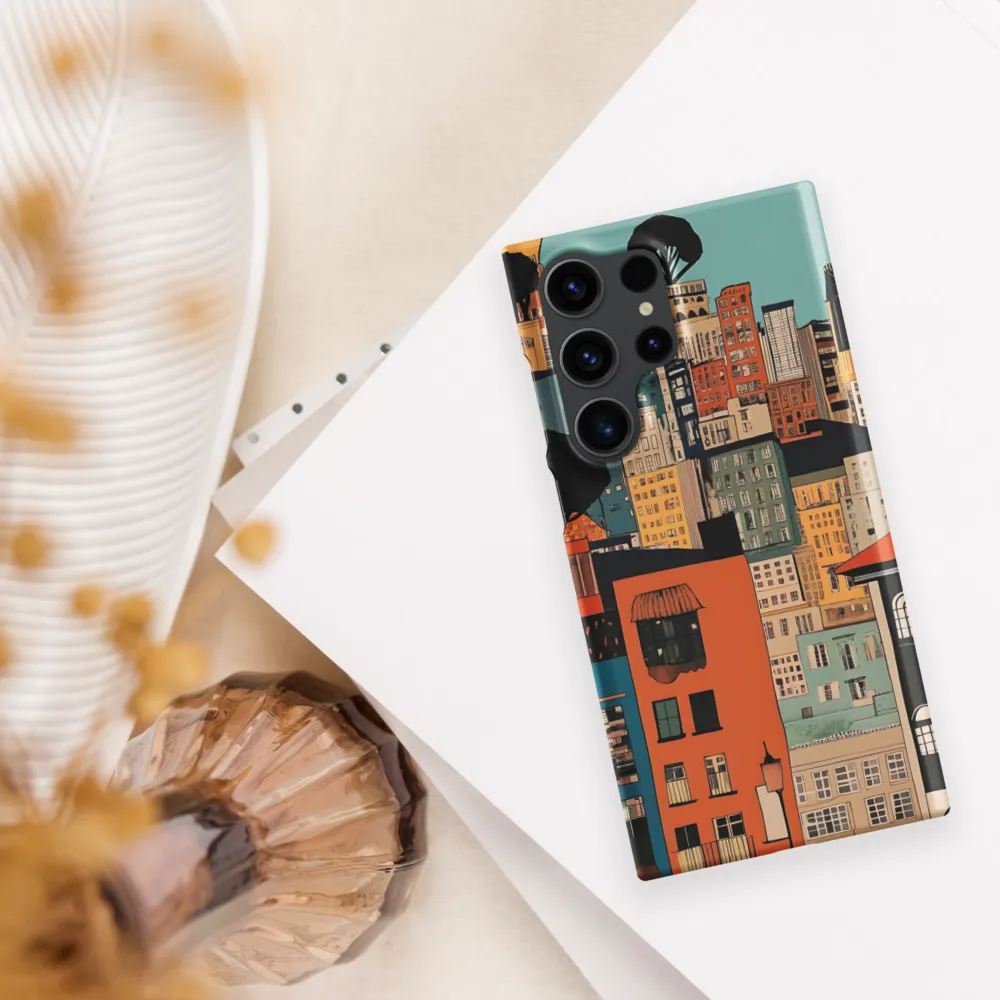 Urban Fusion: A Colorful Cityscape