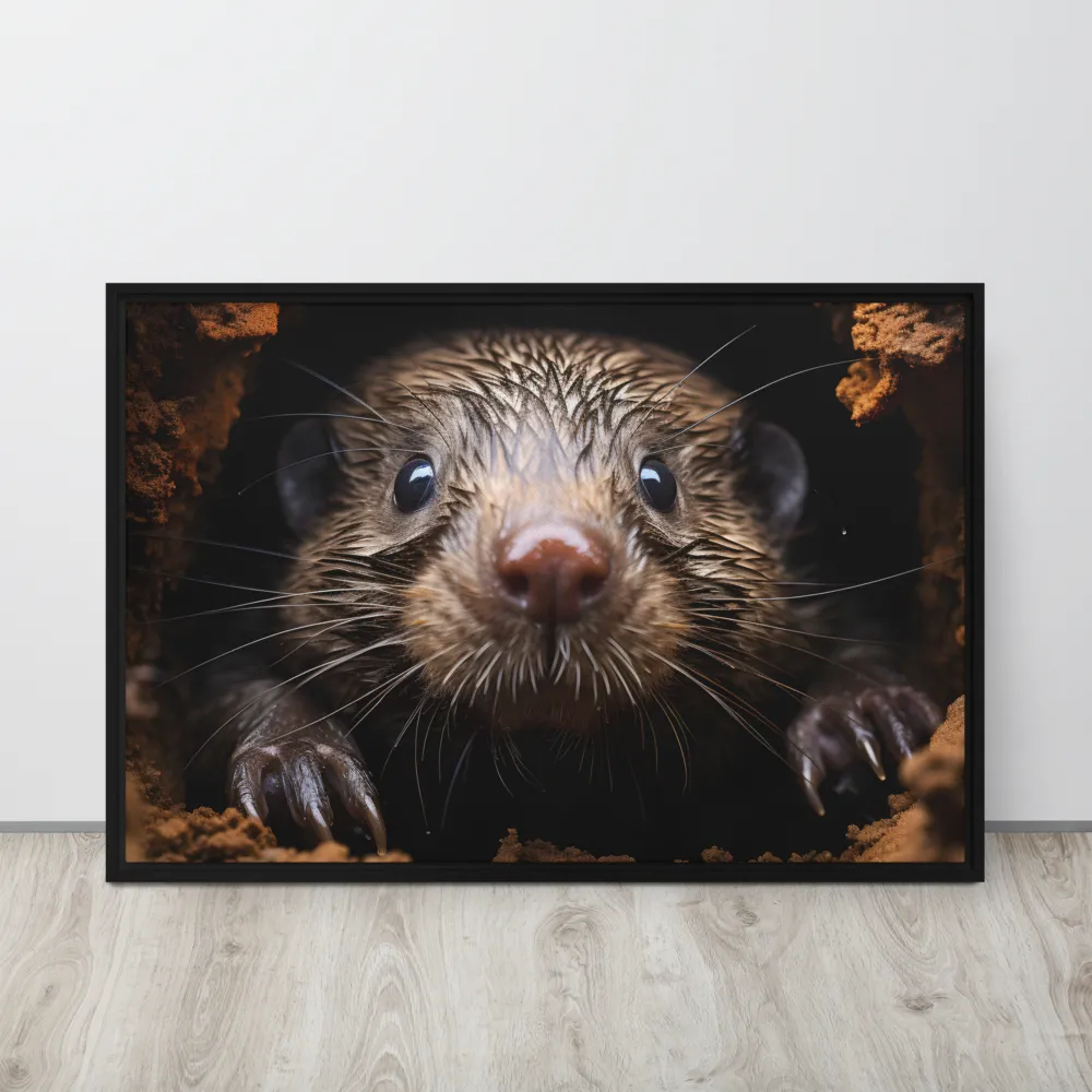 Emerging Curiosity | Canvas with Black Frame | 24″×36″