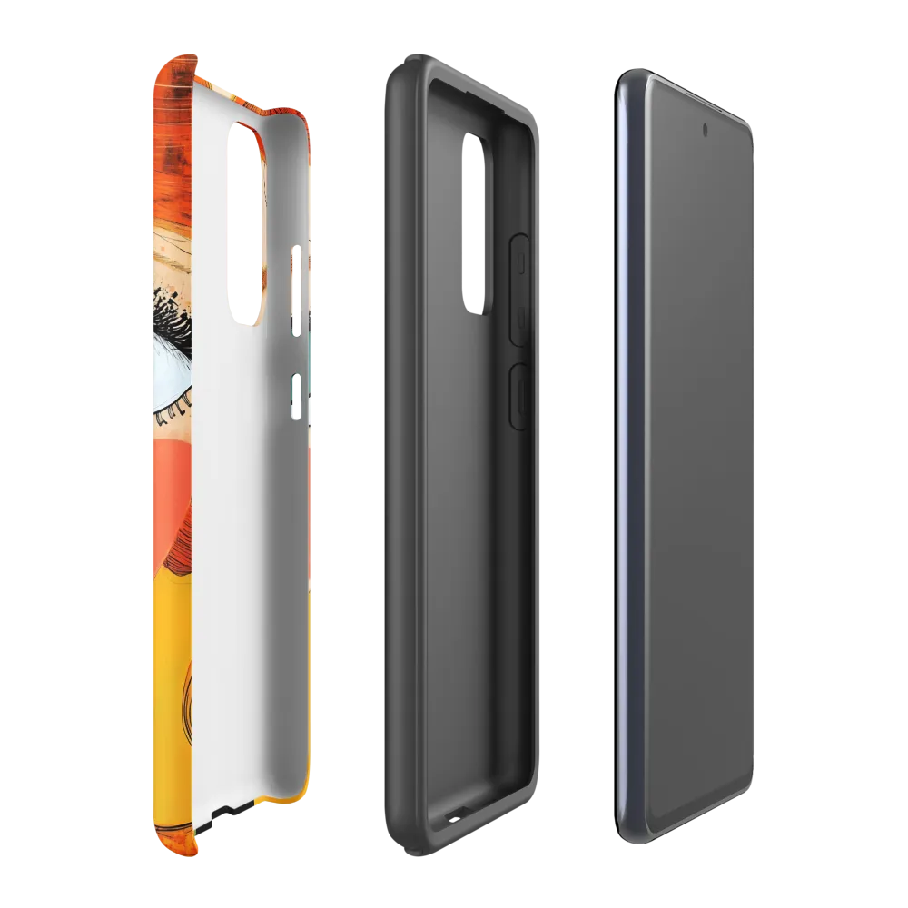 Whimsical Portrait of a Girl | Phone Case |  S20 FE | Tough Case | Matte