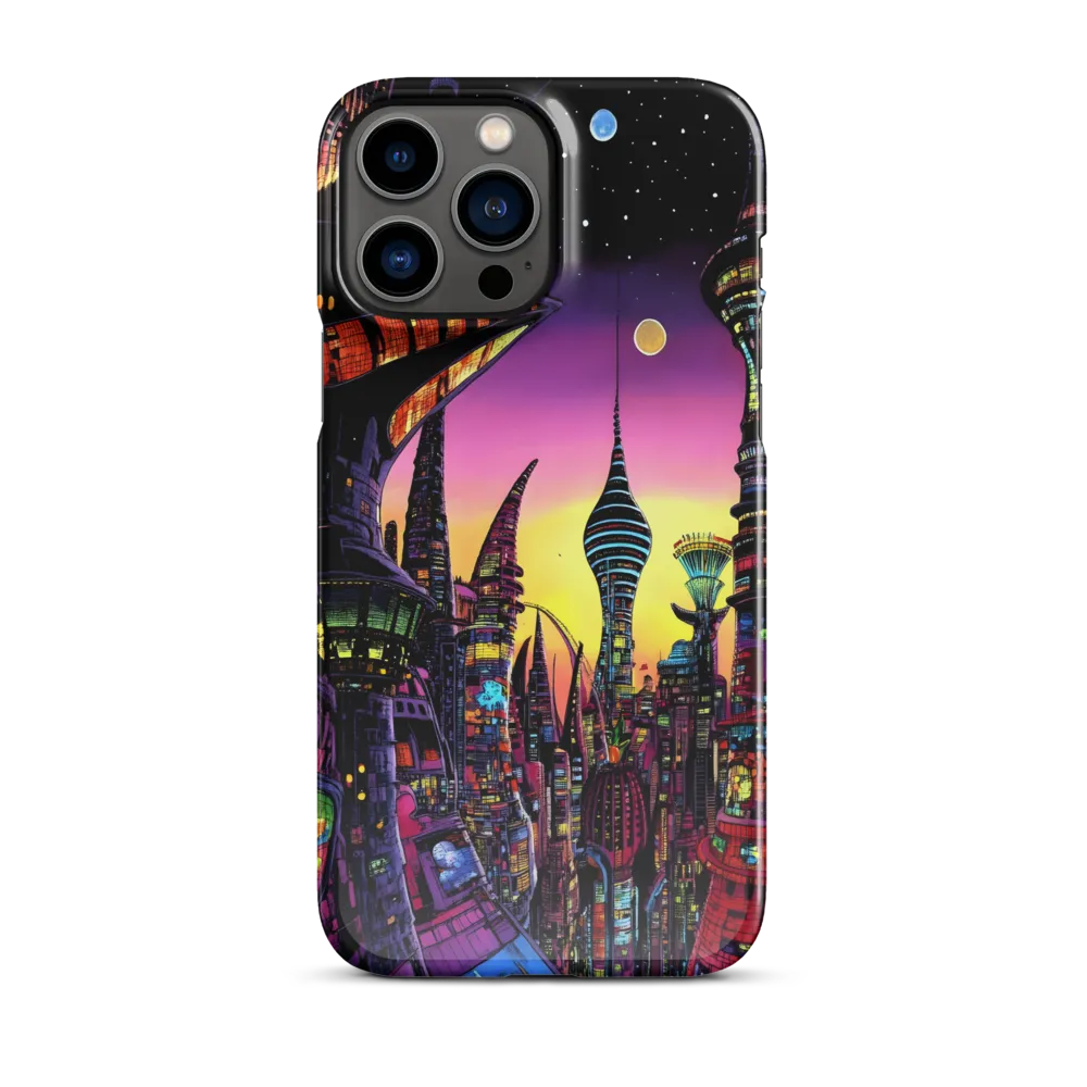 Futuristic Cityscape at Dusk