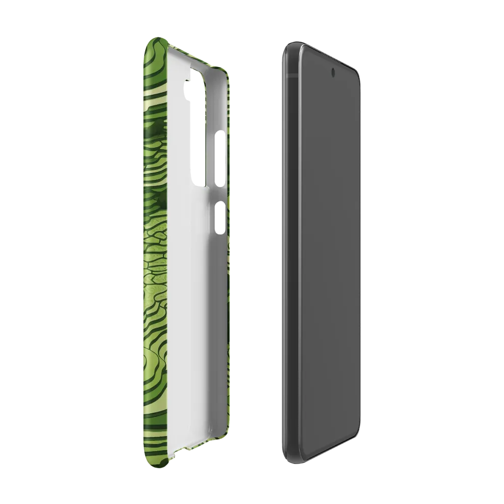 Waves of Green: An Abstract Landscape