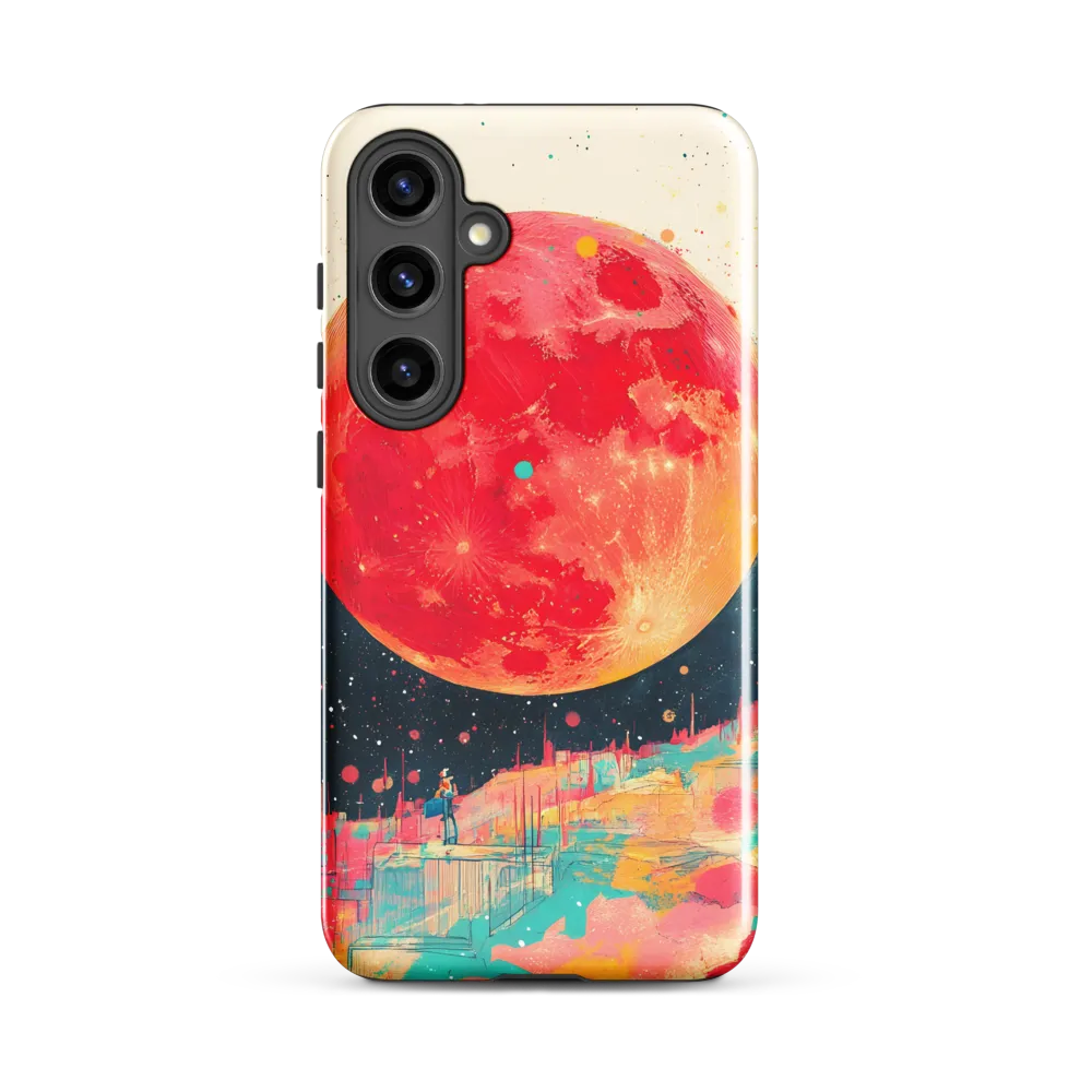 Crimson Dreams: A Lunar Exploration