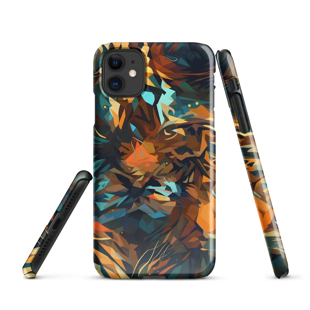 Wild Symphony: Abstract Tigers | Phone Case |  11 | Snap Case | Glossy