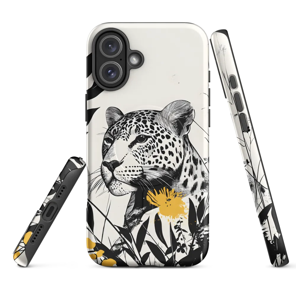 Majestic Leopard Amongst Flora