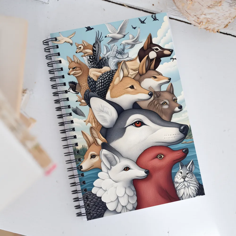 The Enchanted Animal Assembly | Spiral Notebook