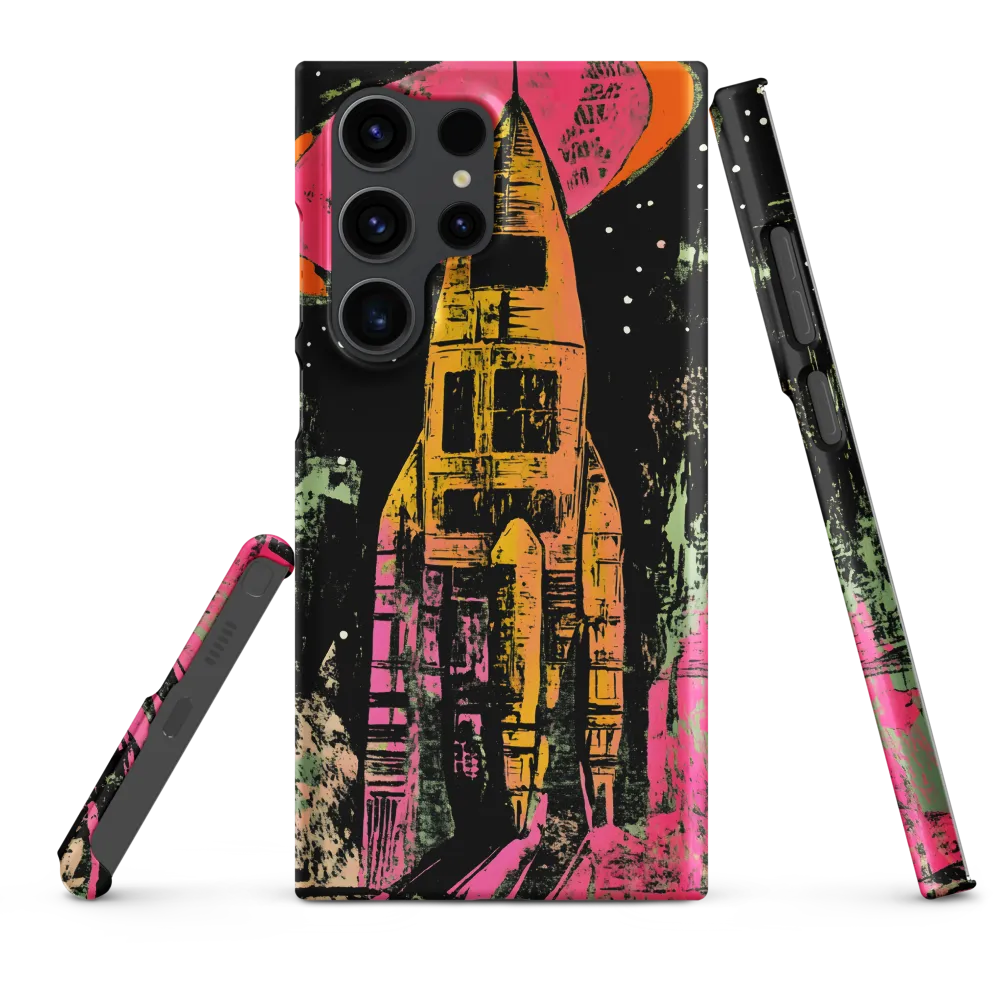 Cosmic Voyage: A Surreal Rocket Adventure
