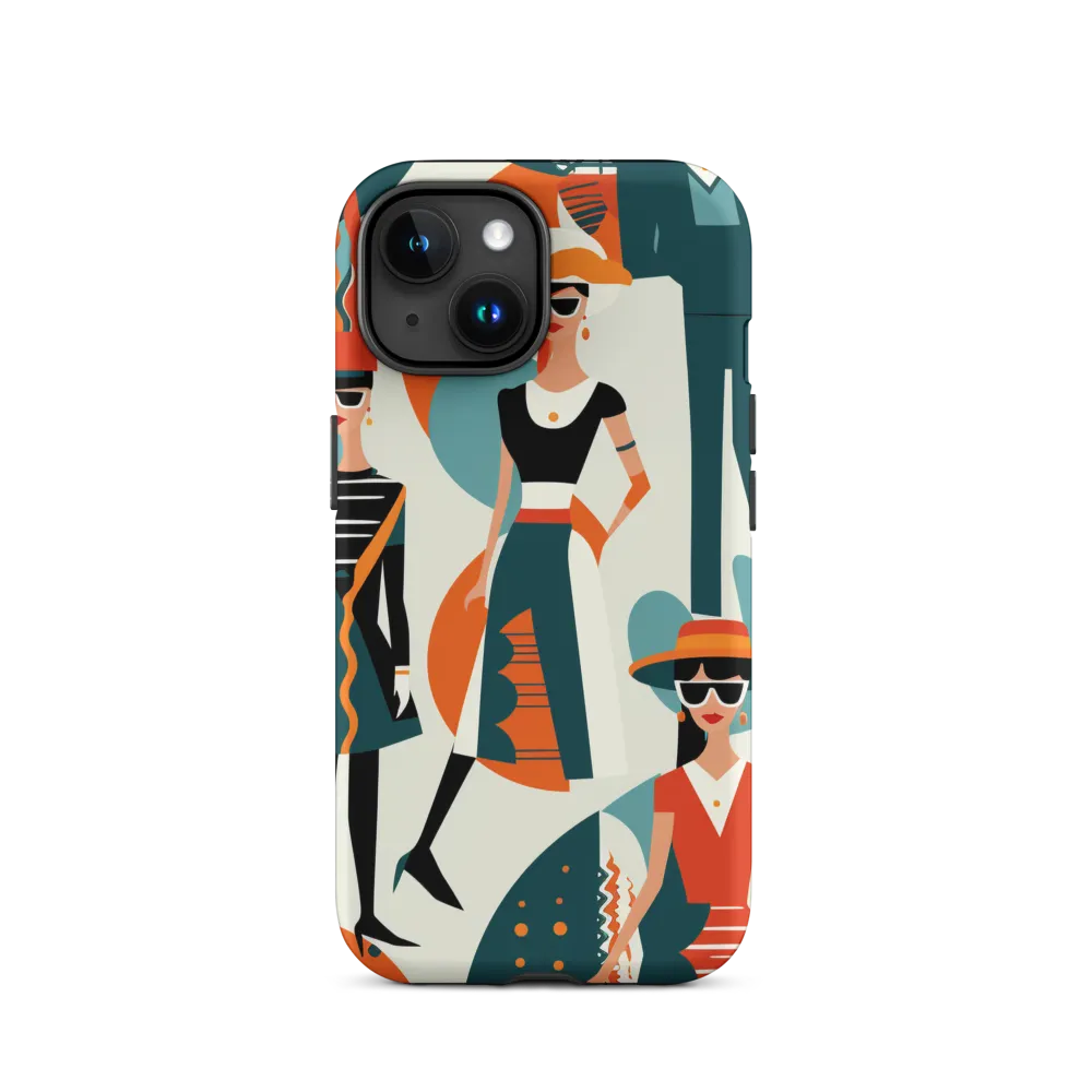 Chic Figures in Pop Art | Phone Case |  15 | Tough Case | Matte
