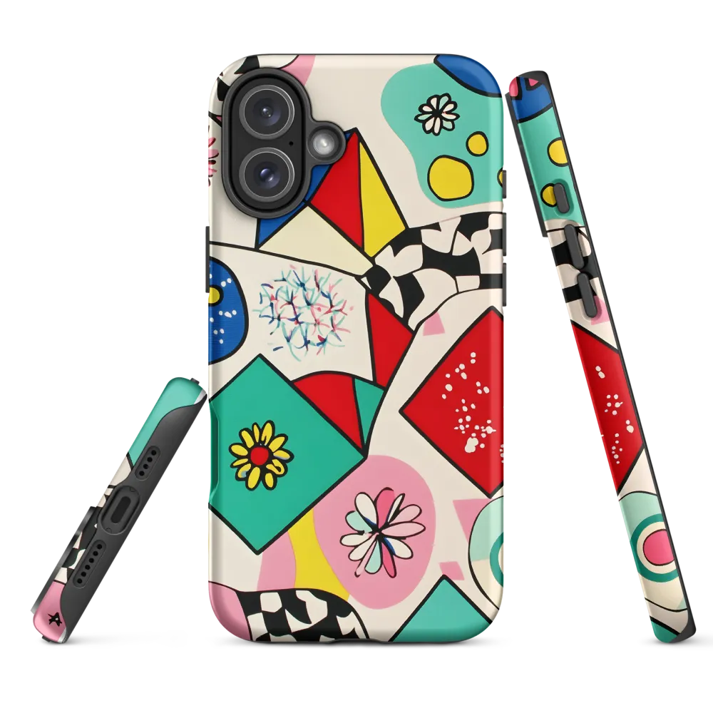 Joyful Geometry: A Playful Dance of Shapes and Colors