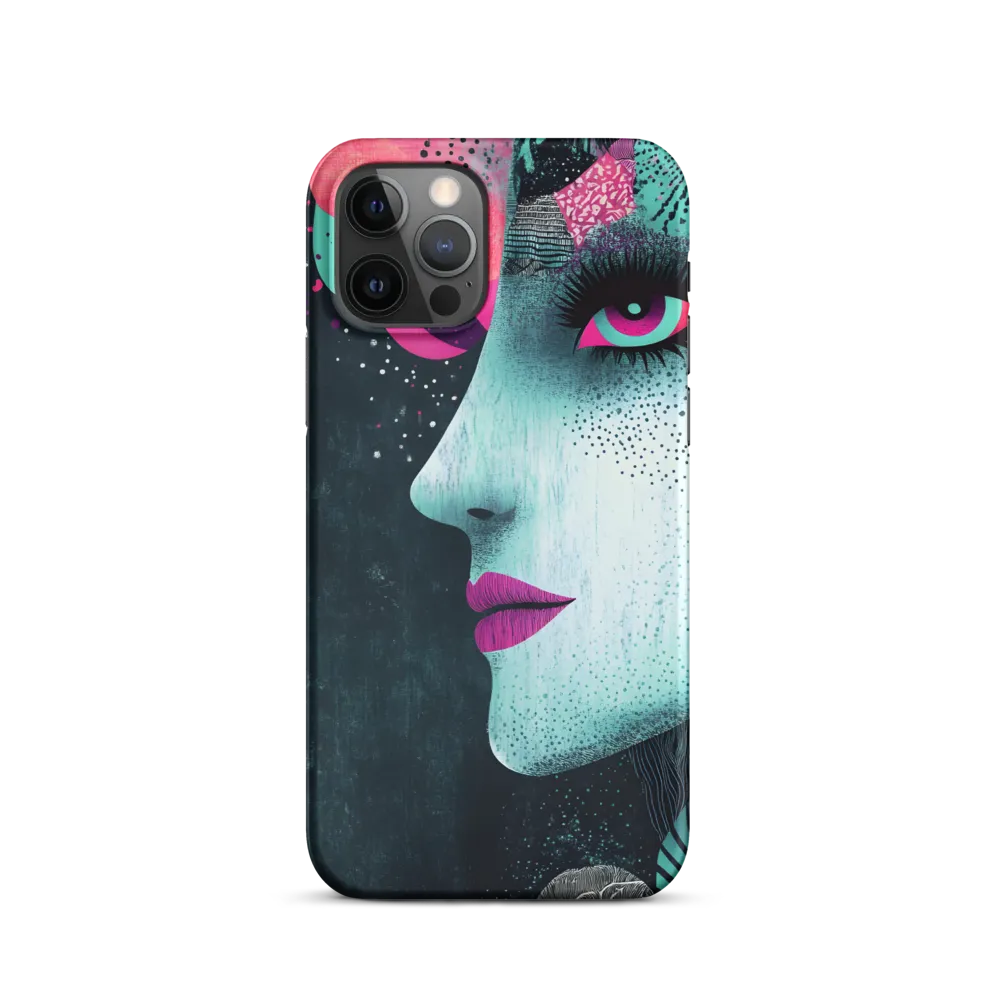 Mystical Beauty in Blue and Pink | Phone Case |  12 Pro | Snap Case | Matte