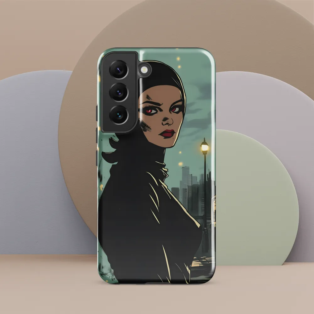 Shadows of Intrigue | Phone Case |  S22 | Tough Case | Glossy