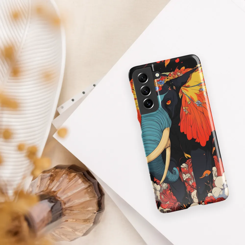 Majesty of the Floral Elephant | Phone Case |  S21 FE | Snap Case | Glossy