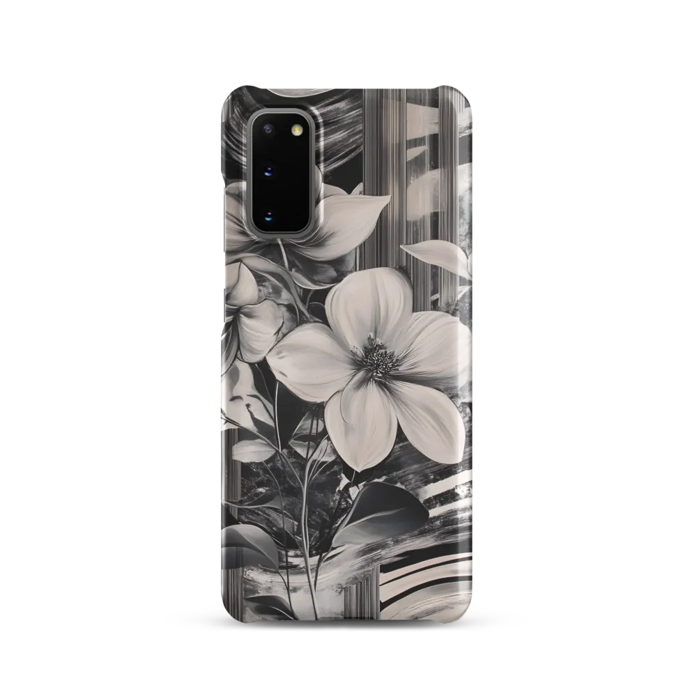 Ethereal Bloom: A Dance of Monochromes
