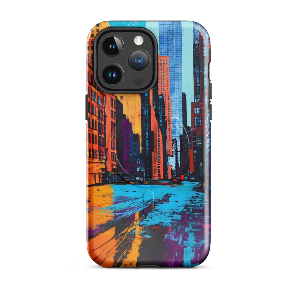 Vibrant Urban Horizons | Phone Case |  14 Pro Max | MagSafe® Tough Case | Glossy
