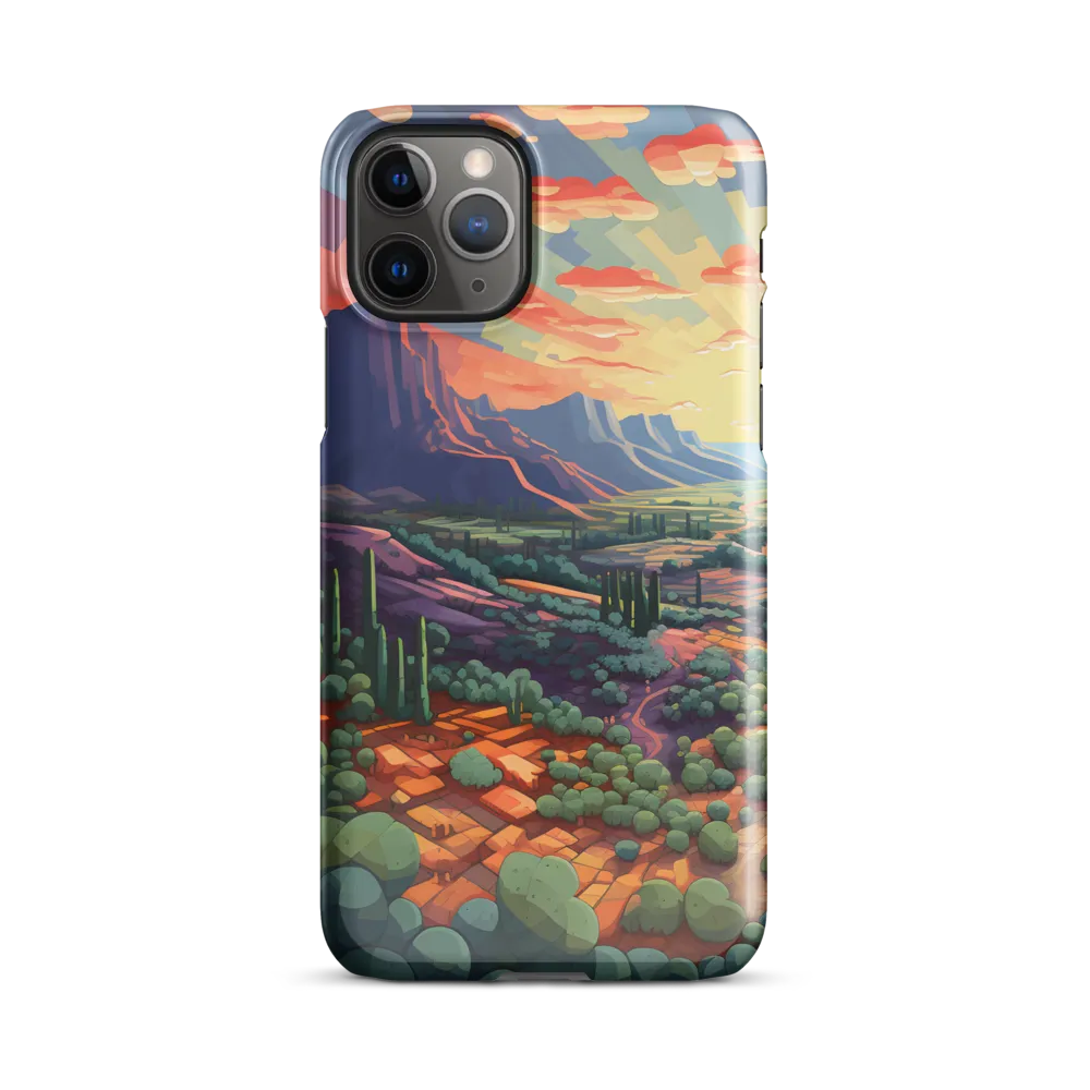 Desert Serenity at Dusk | Phone Case |  11 Pro | Snap Case | Glossy