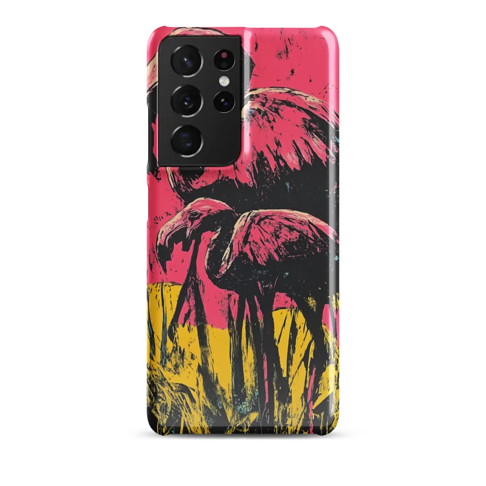 Flamingo Duet: A Pop Art Expression
