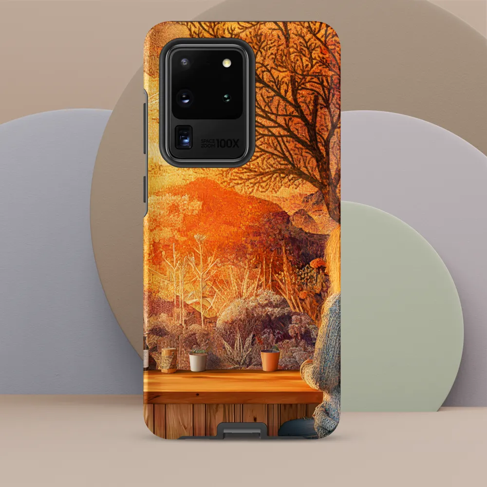 Whispers of a Golden Sunset | Phone Case |  S20 Ultra | Tough Case | Matte