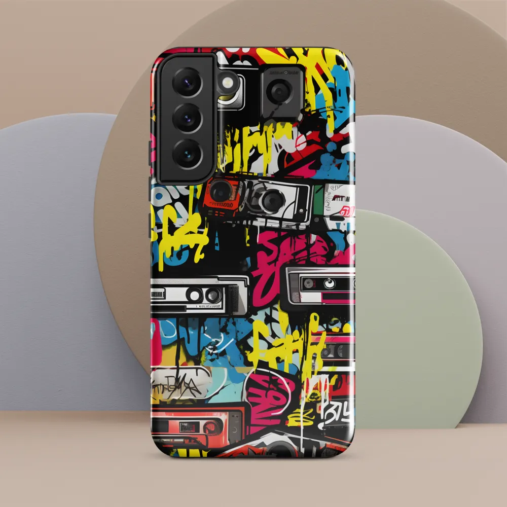 Urban Nostalgia: A Retro Cassette Explosion